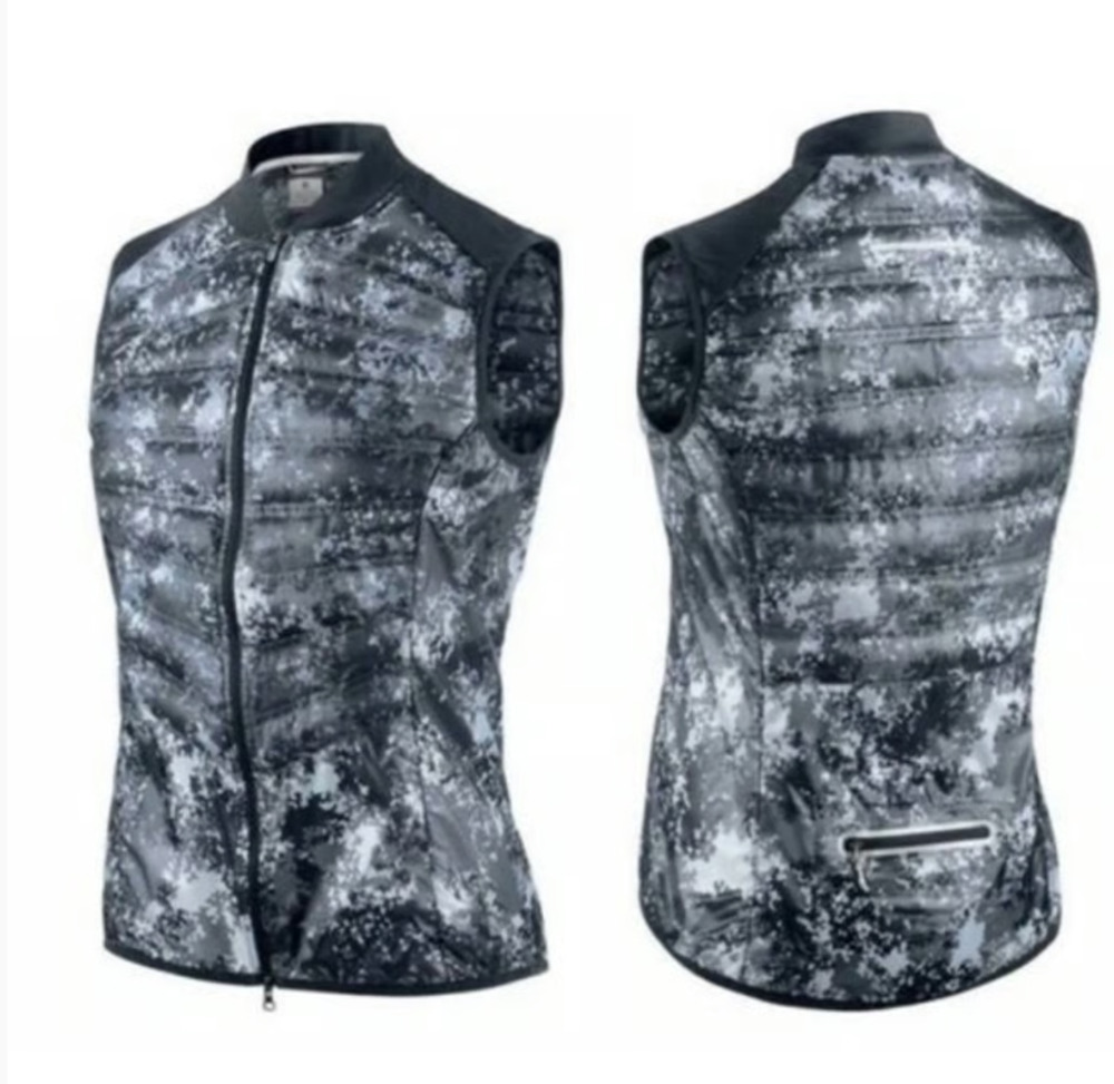 Nike Running Vest Small Tall Aeroloft 800 Goose Down Reflective New
